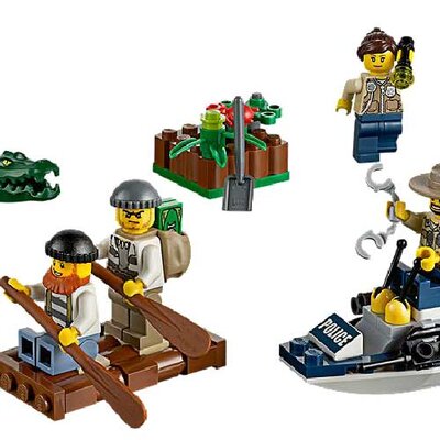 LEGO® City kocke Policijska patrola u močvari - početni set LE60066