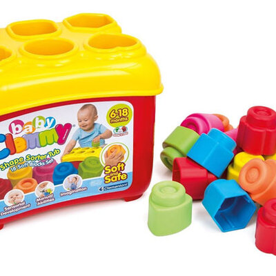 Clementoni kocke u kutiji sa oblicima 