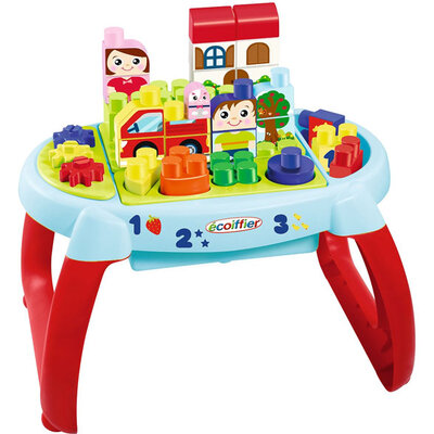 Ecoiffier stočić sa kockama SM007764