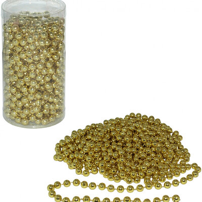 Perlice Za Ukrašavanje Jelke Lančić Zlatni 10 m