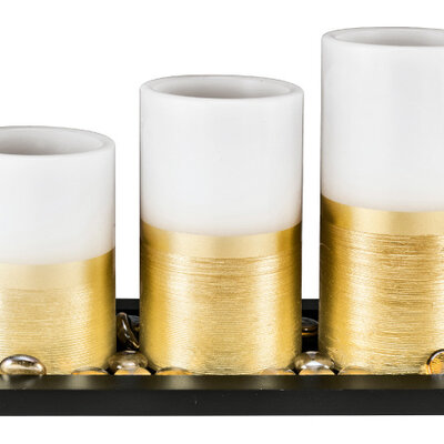 Voštane sveće sa LED diodama komplet 3 kom