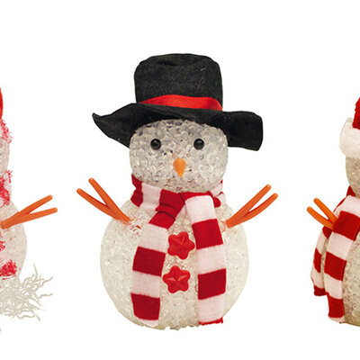 Svetleći Sneško Belić sa multikolor LED diodom 3 kom