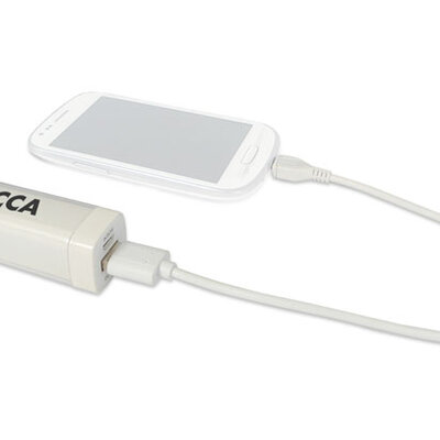 Pomoćna baterija za mobilne uređaje Jocca PowerBank 2200 Bela