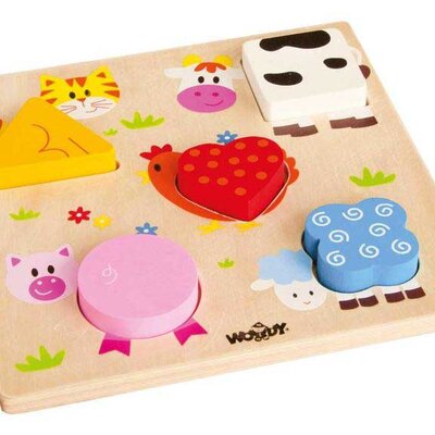 WoodyLand - Drveni sorter Domaće životinje 91147