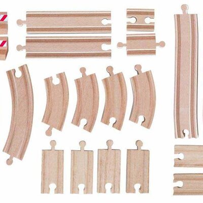 WoodyLand - Šine za drvenu prugu 20 delova 90872