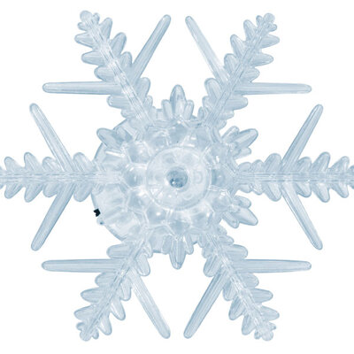 Pahulja za prozor svetleća sa LED diodom 5 kom