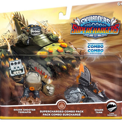 Skylanders SuperChargers Dual Pack Shark Shooting Terrafin + Shark Tank 87582EU