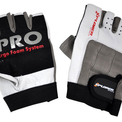 Fitnes rukavice Xplorer pro koža XL 06647