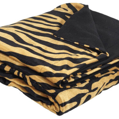 Ćebe 130x180cm zebra braon