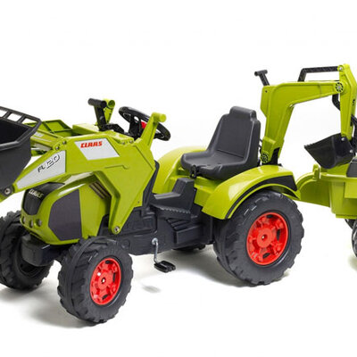 Falk Toys Dečji traktor na pedale sa rovokopačem i utovarivačem 1010Y