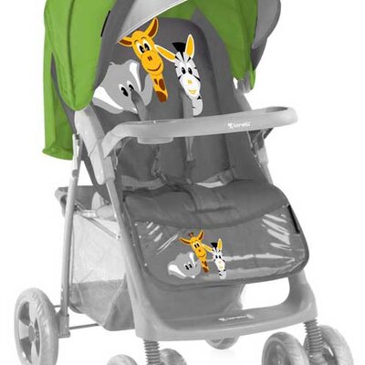 Bertoni Lorelli Kolica Foxy sa prekrivačem Green n Grey Safari