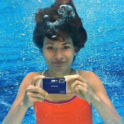 Olympus μ 1050 SW vodootporni digitalni fotoaparat Pacific Blue