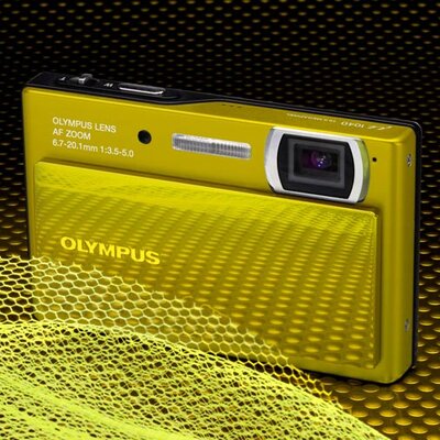 Olympus μ 1040 - digitalni fotoaparat - 10 MP Yellow