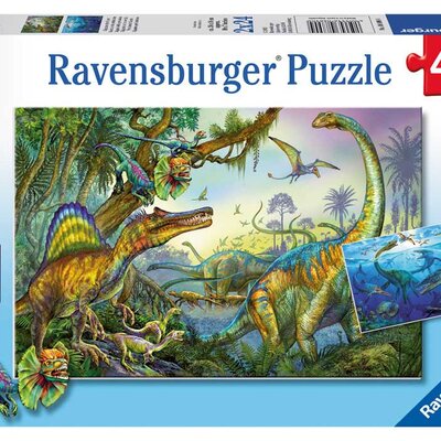 Ravensburger puzzle Dečije puzle - 2x24 - Dinosaurusi - Prehistoric Giants  2x24 dela RA08890