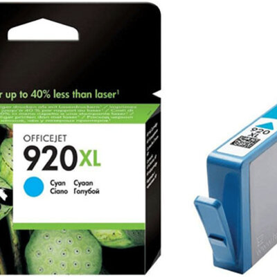 HP No.920XL Cyan Original Ink Kertridž CD972AE