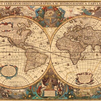 Ravensburger puzzle Antique World Map 5000 delova 17411