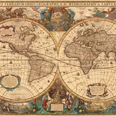 Ravensburger puzzle Antique World Map 5000 delova 17411