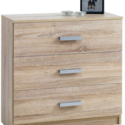 Komoda Rosto 3 fioke boja hrasta