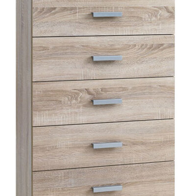 Komoda Rosto 5 fioka široka boja hrasta