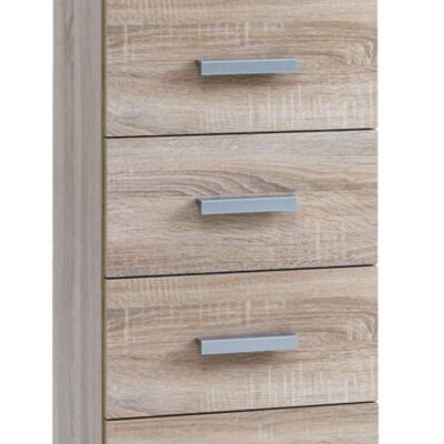 Komoda Rosto 5 fioka uska boja hrasta