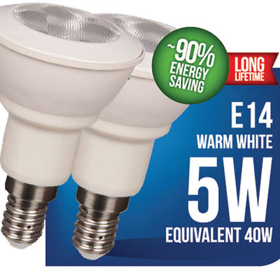 LED Sijalica XLED Spot E14 5W Toplo bela 345Lm 21183 2kom.