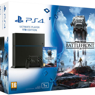 Sony Playstation 4 konzola PS4 1TB Bundle Star Wars Battlefront 024658