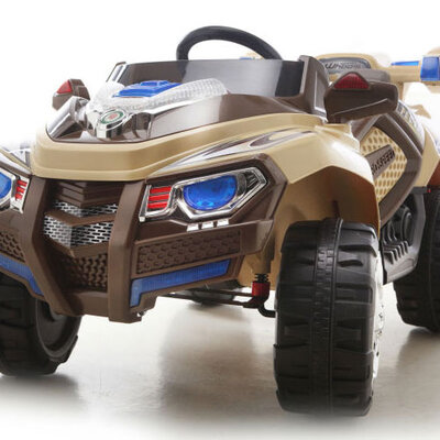 Automobil na akumulator Džip Power braon