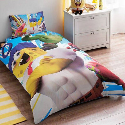 Dečija posteljina Disney Sponge Bob Movie