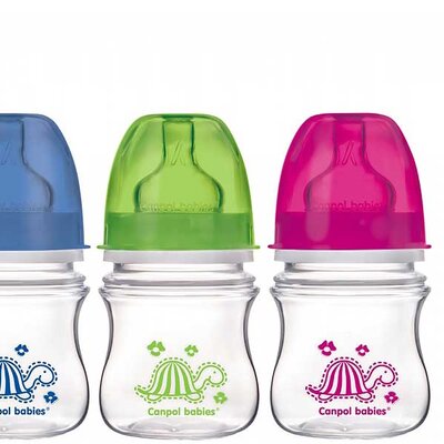 Canpol Babies Antikolik flašica za bebe 120ml Easy Start Colorful Animals 35/205