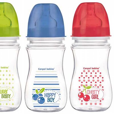 Canpol Antikolik flašica za bebe EasyStart Fruits 240ml 35/213