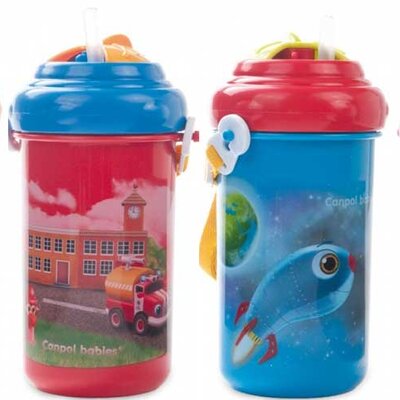 CANPOL Sportska bočica sa slamkom 400ml  4/102