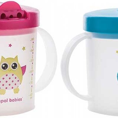 Canpol Bebi šolja sa usnikom koji se sklapa 9m+ 190ml Sova 31/212