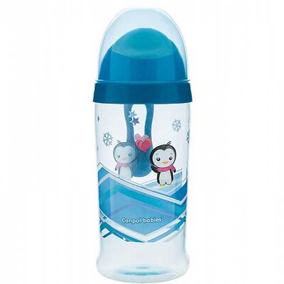 Canpol Bebi bočica 12m+ Non-spill 350 ml Pingvin 56/513