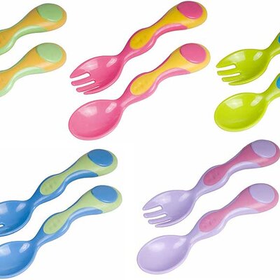 Canpol Baby Pribor za jelo - kašika i viljuška 56/581