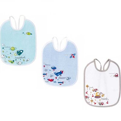 Canpol Pamučne plastificirane portikle za bebe Mašine 2/962