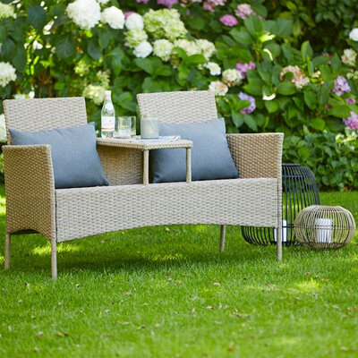 Baštenska klupa za dvoje sa stočićem Delilah