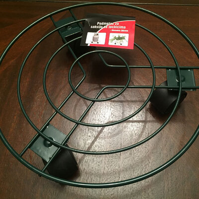 Postolje za saksije sa točkićima