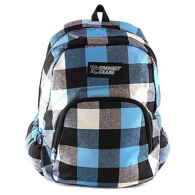 Target Club Ranac za školu Squares Blue 17207