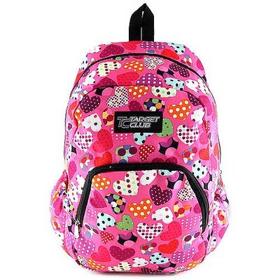 Target Club Ranac za školu Hearts pink 17217