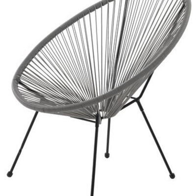 Lounge stolica Winty siva