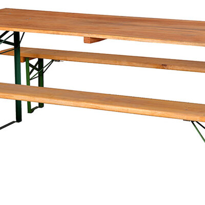 Pivski Set - 2 Klupe i Sto -  200 x 70 cm