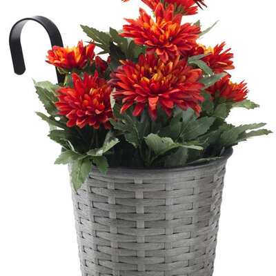 Balkonska saksija siva