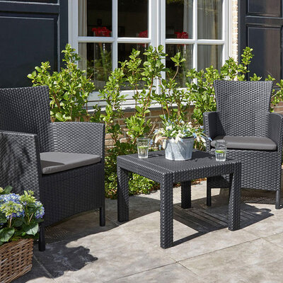 Baštenska Garnitura Allibert Rosario - 2 Fotelje i Stočić