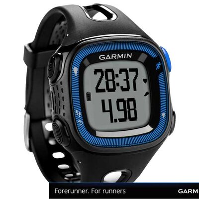 Garmin pametni GPS sat Forerunner 15 Black-Blue Large 010-01241-10