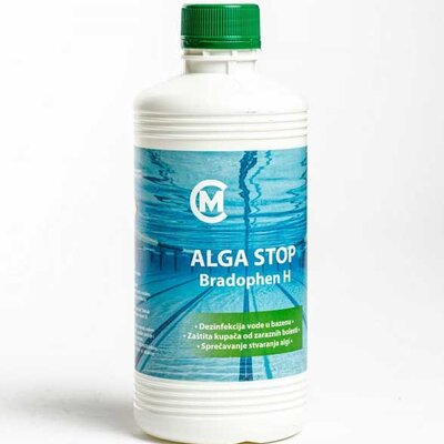 Sredstvo za uništavanje algi u bazenima Alga Stop MCom Bradophen H 1L
