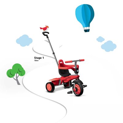 Smart Trike Tricikl za decu Breeze 3 u 1 Red