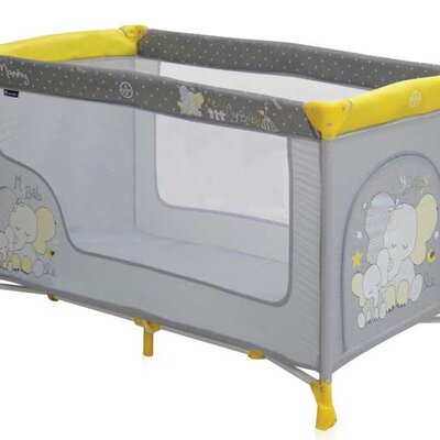 Bertoni Lorelli Prenosivi krevetac Nanny Yellow Elephants