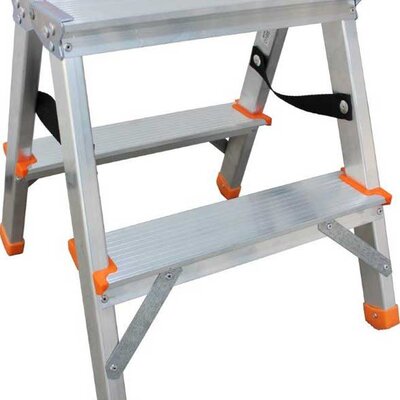 Kućne aluminijumske dvostrane merdevine BSS 2