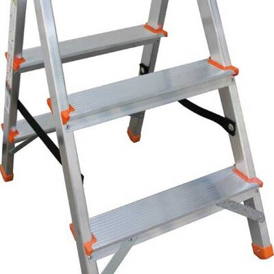 Kućne aluminijumske dvostrane merdevine BSS 3