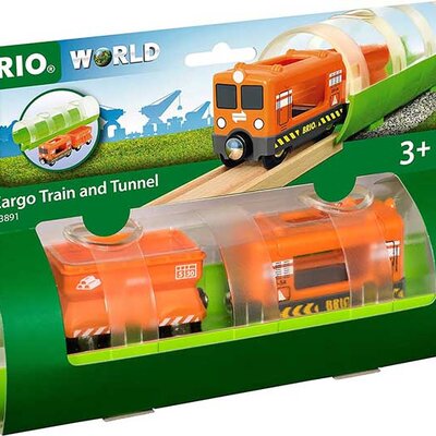 BRIO igračka Teretni voz i tunel 33891